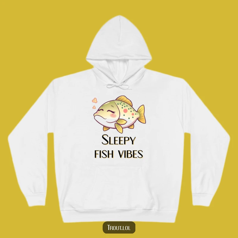 Cozy Funny Trout Dream Hoodie: Warmth for Peaceful Anglers!